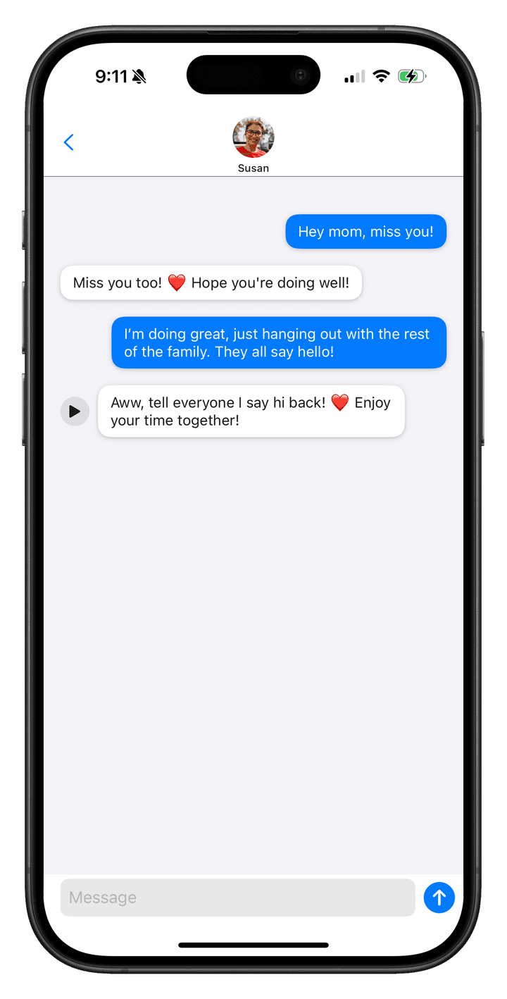 Evervoice app screenshot